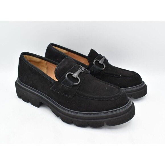 Sofft Shoes - Sofft Womens Size 7 Satara Black Suede Slip On Loafers Shoes